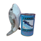 Flip the Canned Dolphin | Stuffed Animal Plush w/Jokes |Gift: Pop Top Lid