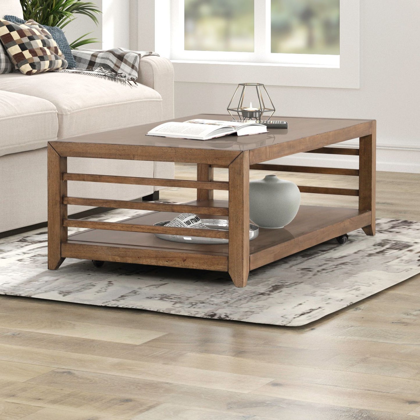 Shaker Lakes - Cocktail Table - Brown