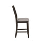 Double Bridge - Splat Back Counter Chair - Dark Brown