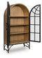 Gwenwich - Natural / Black - Accent Cabinet