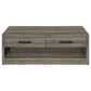 Felix - 2-Drawer Engineered Wood Coffee Table - Gray Driftwood