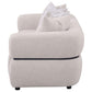 Jeanette - 84" Fabric Upholstered Round Arm Sofa - Beige
