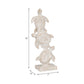 Figurine - Ivory/White Resin Stacked Sea Turtles, 16 in.