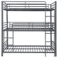 Maynard - Metal Twin Triple Bunk Bed - Gunmetal