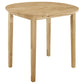 Bucknell - 3 Piece Round Drop Leaf Dining Table Set