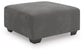Seyler Lane - Greystone - Oversized Accent Ottoman