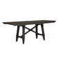 Double Bridge - Trestle Table - Dark Brown