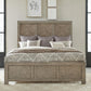 Skyview Lodge - King Panel Bed - Cobblestone