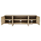 Kailani - 79" 4-door Cane TV Stand Media Console - Beige Oak