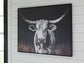 Harlandale - Black / White / Brown - Wall Art