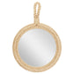 Coastal Brown Jute Rope Wall Mirror