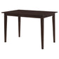 Gomez - 5 Piece Rectangular Dining Table Set - Cappuccino