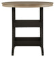 Fairen Trail - Black / Driftwood - 5 Pc. - Dining Set with 4 Chairs