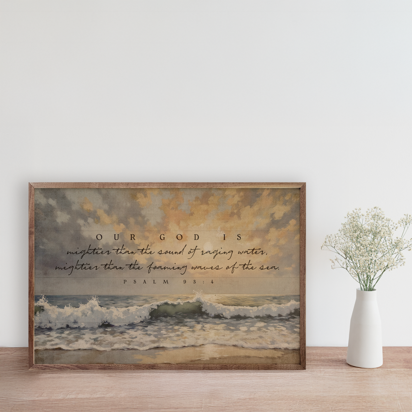 Our God Is Mightier Psalm: 16x10