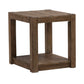 Broadmore - Square Chairside Table - Brown