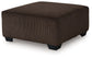 Kimlee - Chocolate - Oversized Accent Ottoman