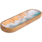 Coastal Brown Mango Wood Tray: Brown