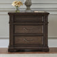 Provence Park - Nightstand With Charging Station - Brown