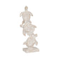 Figurine - Ivory/White Resin Stacked Sea Turtles, 16 in.