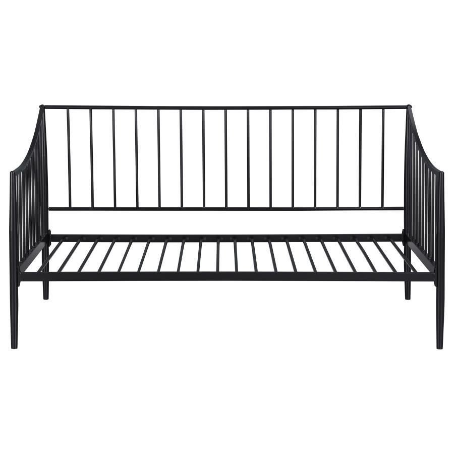 Newbury - Metal Twin Daybed Bed Frame - Matte Black