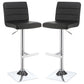 Bianca - Square Upholstered Adjustable Bar Stools (Set of 2)