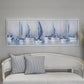 Coastal Blue Canvas Framed Wall Art