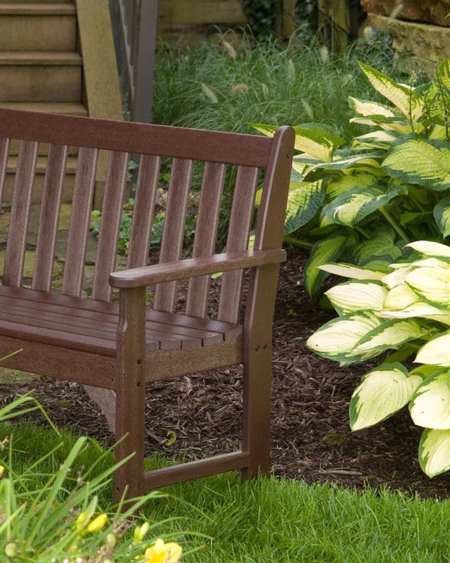 Polywood Vineyard 60in Bench in White