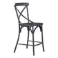 Vintage Series - X Back Counter Chair - Gray