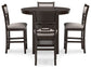 Langwest - Brown - Dining Room Counter Table Set (Set of 5)