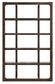 Breckington - Dark Brown - Bookcase