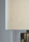 Ellford - Black / Brown / Cream - Poly Table Lamp