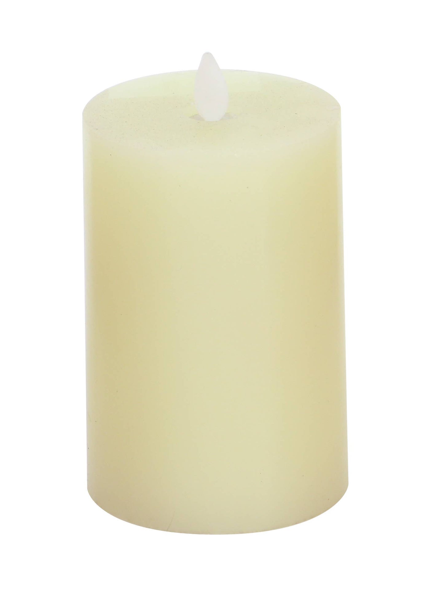 Traditional White Wax Flameless Candle Set