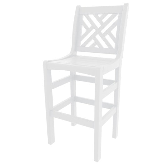 Pawley's Island Chippendale Bar Height Chairs in White