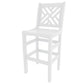 Pawley's Island Chippendale Bar Height Chairs in White
