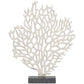 Coastal Silver Aluminum Metal Sculpture: 12"W, 16"H
