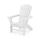 Nautical Curveback Adirondack Chair in White