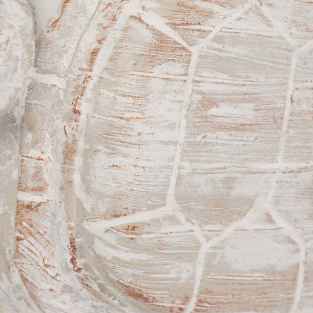 Figurine - Ivory/White Resin Stacked Sea Turtles, 16 in.