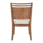 Shaker Lakes - Panel Back Side Chair (RTA) - Harvest Brown
