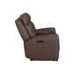 Beckham - Loveseat With Console P2 & ZG - Brown