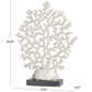 Coastal Silver Aluminum Metal Sculpture: 12"W, 16"H
