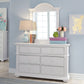 Summer House - 6 Drawers Dresser & Mirror - White