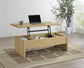 Canoga - Engineered Wood Lift Top Coffee Table - Light Oak