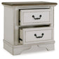 Blendon - Two-tone - Two Drawer Night Stand