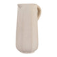 Decorative Vase - Ivory Paper Mache with Rattan Handle, 11in