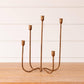 Brass Hand Forged Metal Candelabra (PC) | Gold Candle Holder