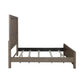 Skyview Lodge - King Panel Bed - Cobblestone