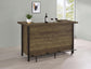 Bellemore - Freestanding Home Bar Wine Cabinet - Rustic Oak