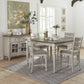 Heartland - 5 Piece Gathering Table Set (Ladder-Back Chairs) - White