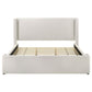 Alamosa - Boucle Upholstered Wingback Bed