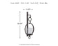 Ogaleesha - Brown - Wall Sconce